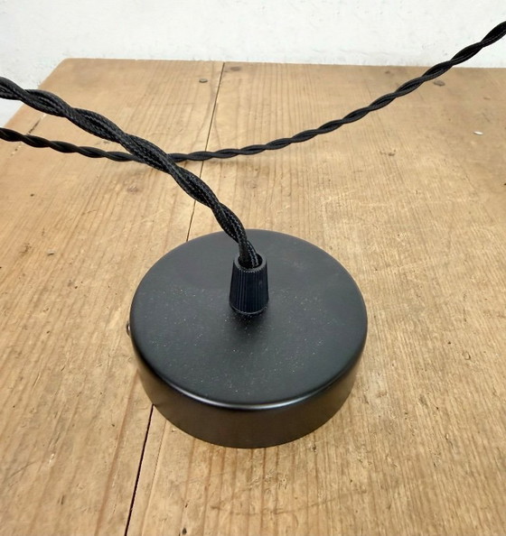 Image 1 of Vintage glazen plafondlamp, jaren 70