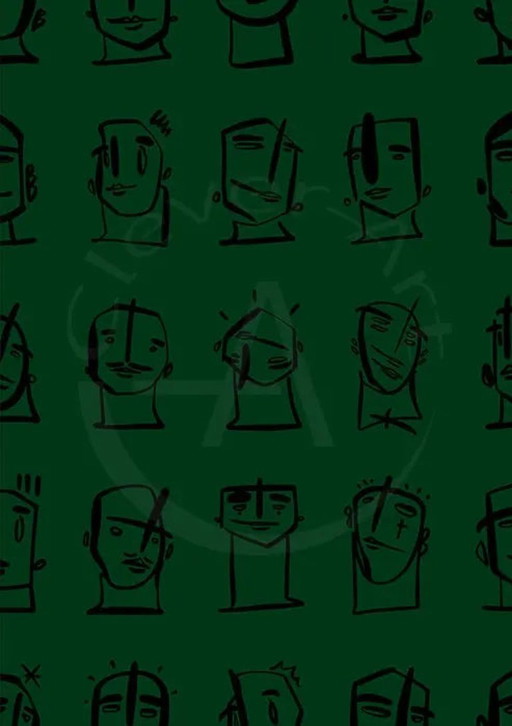 Hoker - Op zoek naar mijn kleur - handgesigneerd - gelakte UV-print op papier