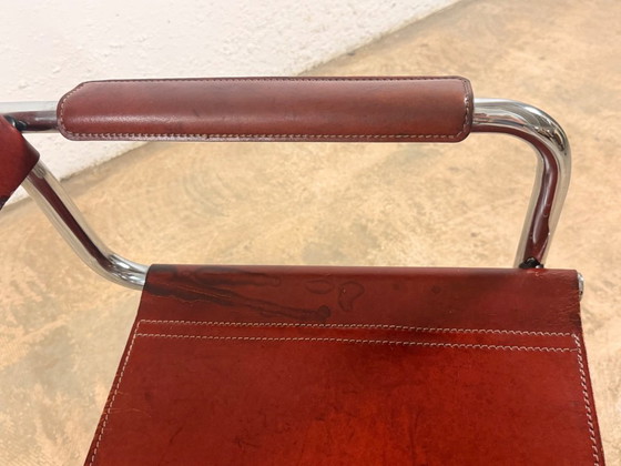 Image 1 of Fauteuil cantilever MG5 en cuir, conçu par Mart Stam pour Matteo Grassi, années 1970