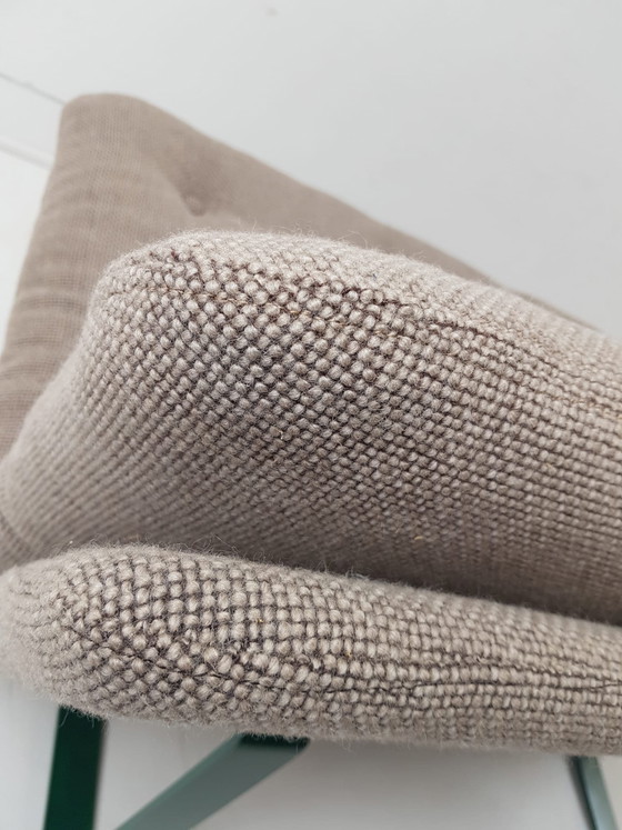 Vintage Artifort Bankje Kho Liang Le Beige Ploegstof Groen – 2 zitsbanken, Metal, Wool (photo 6 of 9)