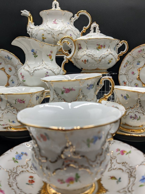 Image 1 of Meissen - E.A.Leuteritz - Theeservies (15) 