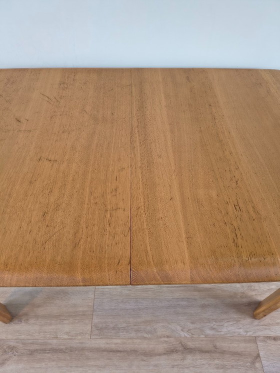 Oak Dining Table – Designer & Extendable – Wood (photo 9 of 20)