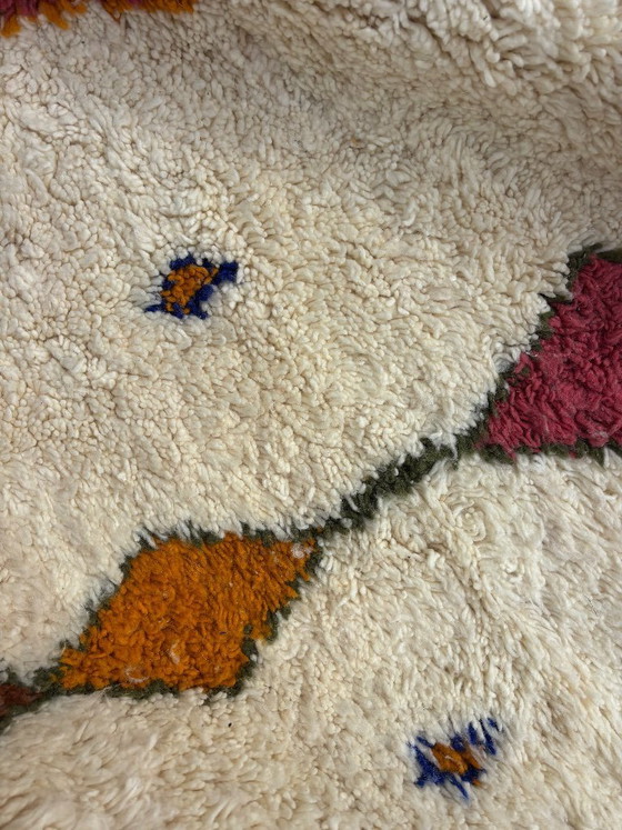 Image 1 of Marokkanischer Teppich im modernen Stil, 210 x 300 cm – Handgeknüpfter Berberteppich aus Wolle – Beni Ourain Teppich