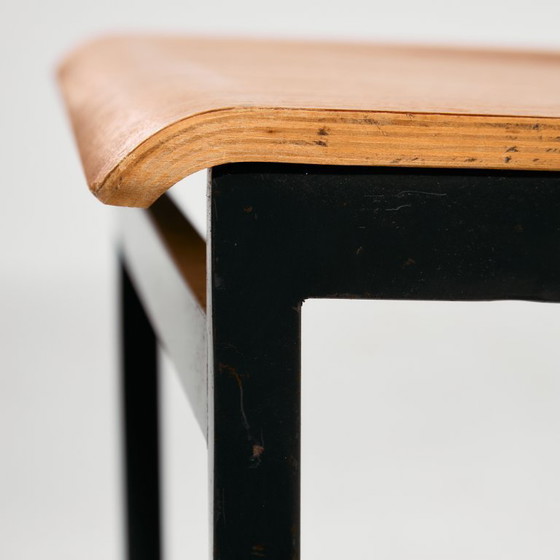 Image 1 of MK11372 Chaise en teck sur base métallique