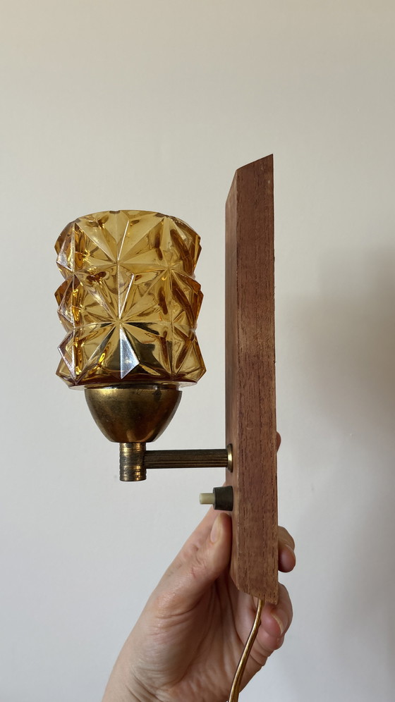 Image 1 of Deense wandlamp uit het midden van de 20e eeuw van J. Sommer