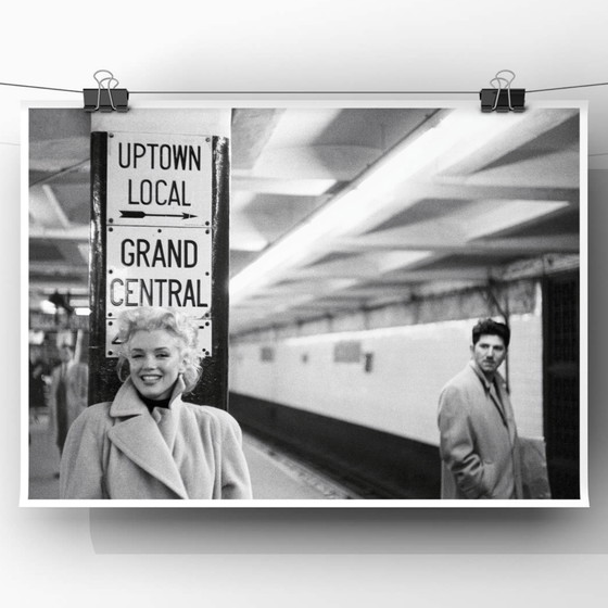 Image 1 of 1x Grand Central Station, New York 1955 | Monroe by Ed Feingersh