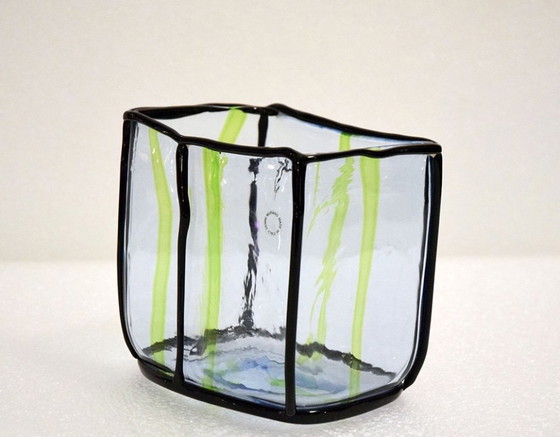 Image 1 of Fulvio Bianconi for Venini, Epipedos vase, 1990s
