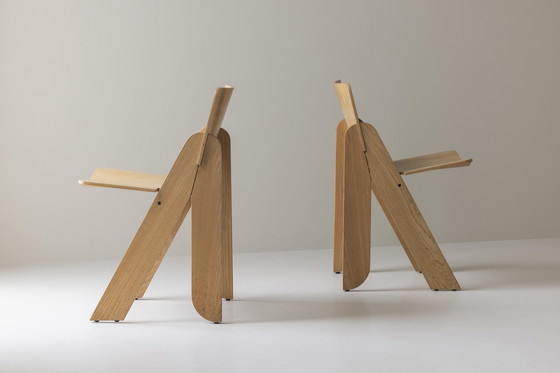 Image 1 of Rare Set Of Four Peota Dining Chairs By Gigi Sabadin For Stilwood, 1970S.