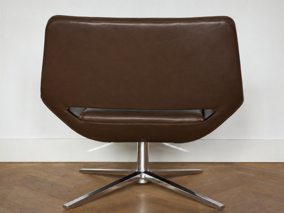 B&B Italia Metropolitan ME84 Armchairs – Pair in Brown Gamma Leather (photo 5 of 15)