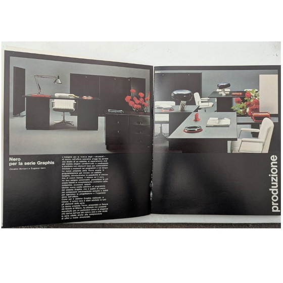 Image 1 of Bureau "Graphis" van Osvaldo Borsani voor Tecno, jaren 70.