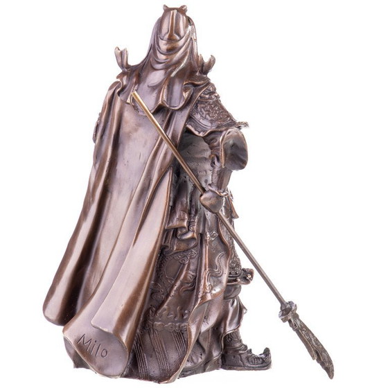 Image 1 of Statua in bronzo del generale cinese asiatico Guan Yu