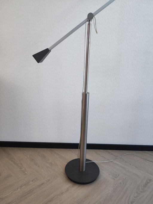 XL rvs design vloerlamp 250 cm