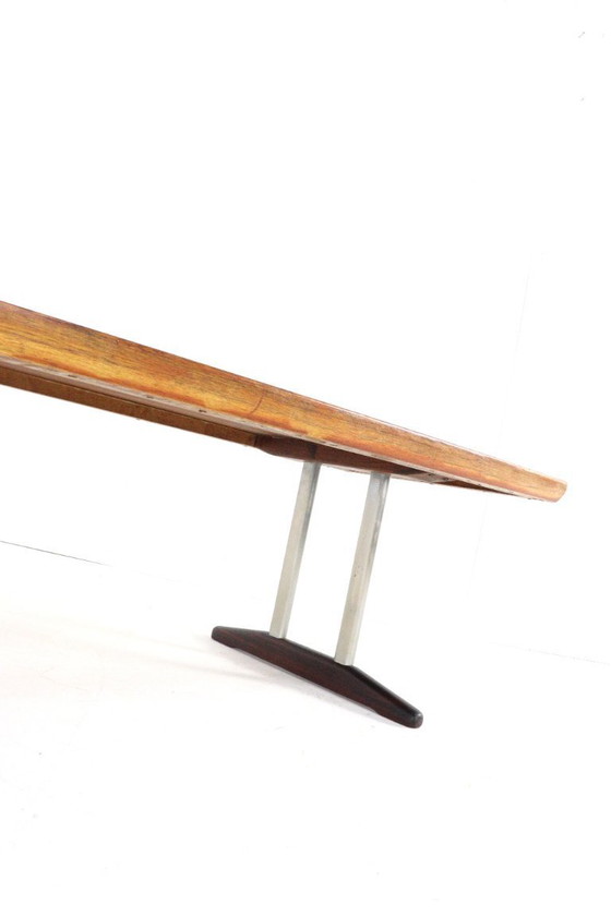 Image 1 of Table basse vintage en palissandre et noyer « Drachten »