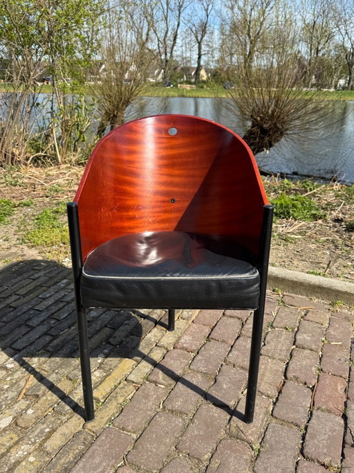 Chaise Philippe Starck Costes – Driade – modèle original à 3 pieds en acajou