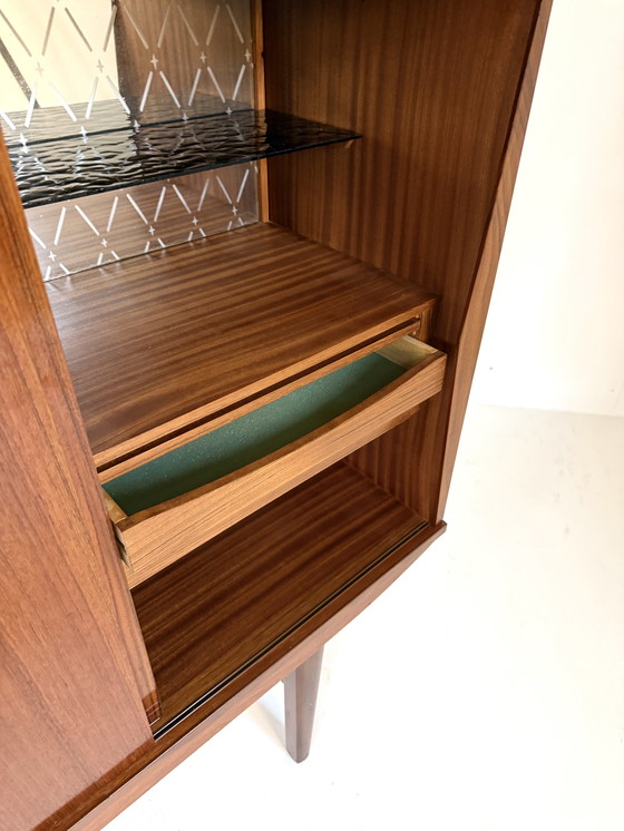 Image 1 of Credenza alta vintage in teak, Danimarca anni '60