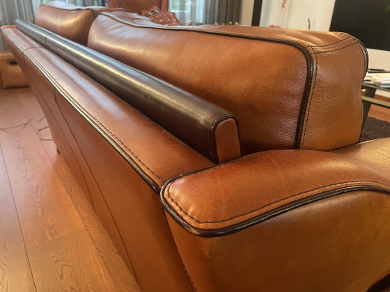 Image 1 of Banco Ágora Cuero Tabaco /1004