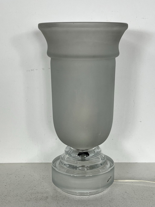 Lámpara vintage Saphir de cristal grueso