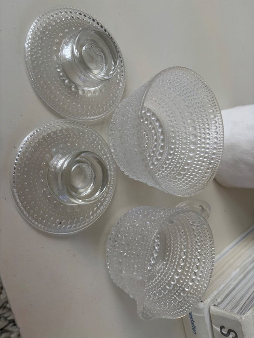 Set zucchero e latte Kastehelmi (Nuutajärvi / Iittala)