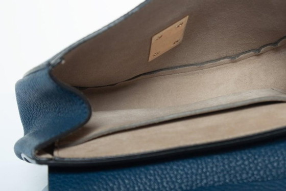 Image 1 of Chloe, blaue Leder-Drew-Tasche