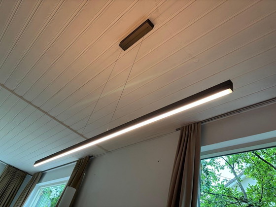 Image 1 of Lámpara colgante de metal color plata/antracita como nueva