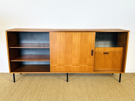 Image 1 of Tall Scandinavian teak sideboard, 1960s