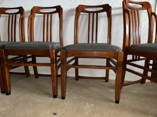 4 Schuitema Art Nouveau Dining chairs