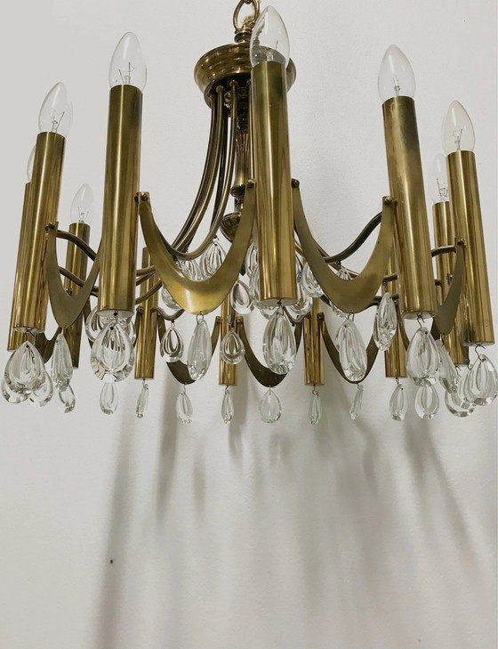 Image 1 of Lampadario neoclassico di Gaetano Sciolari, anni '60