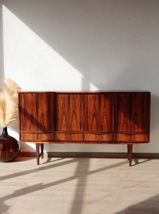 Image 1 of Skandinavisches Highboard aus Palisanderholz – Entwurf von E.W. Bach (1960er Jahre)
