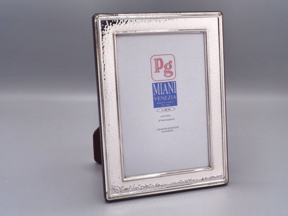 Image 1 of 925er Silberrahmen 10x15 gehämmert