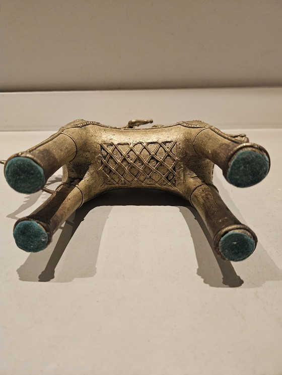 Image 1 of Bastar tribale kunst Dhorka messing paard en ruiter