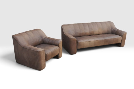 Dr Sede DS - 44 Sessel und Sofa Büffelleder Schweiz 70er