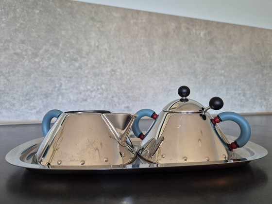 Image 1 of Alessi Michael Graves, 1985, Milchkännchen und Zuckerdose