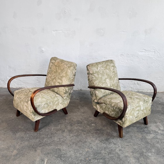 Image 1 of Pair of Jindřich Halabala Type C Armchairs for UP Závody, 1930s — Czechoslovakian Art Deco