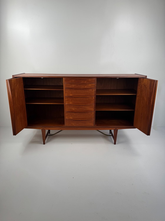 Image 1 of  Kurt Løvig for Faarup Møbelfabrik Danish Credenza – Sculptural Teak Masterpiece