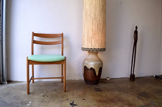 Image 1 of 1960s Ceramic Floor Lamp Lampe de sol Céramique Vintage Fat Lava