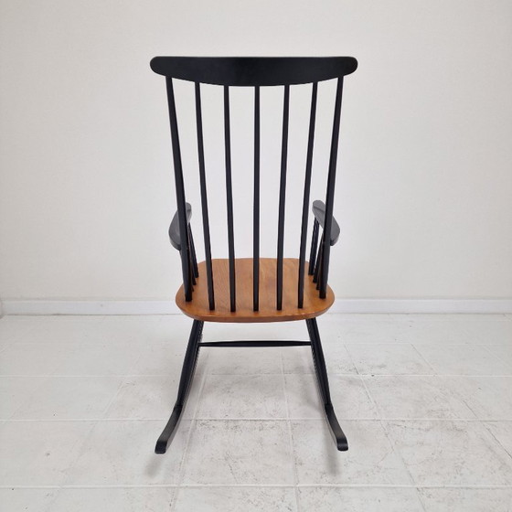 Image 1 of Sedia a dondolo disegnata da Ilmari Tapiovaara per Asko, Finlandia, anni '60