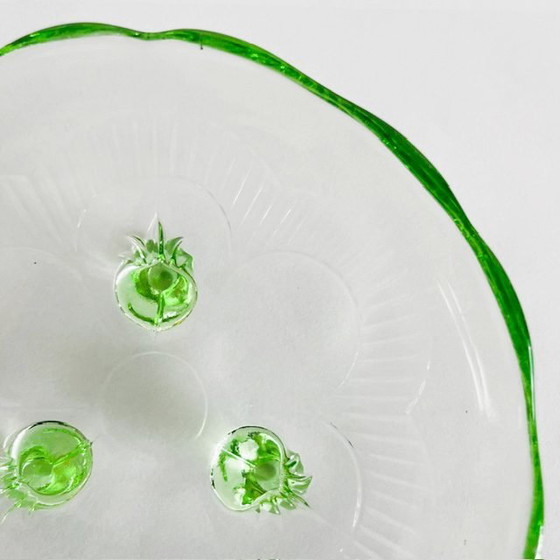 Vintage Green Glass Bonbon Dish Annagreen 1930s – Bowls (photo 5 of 6)