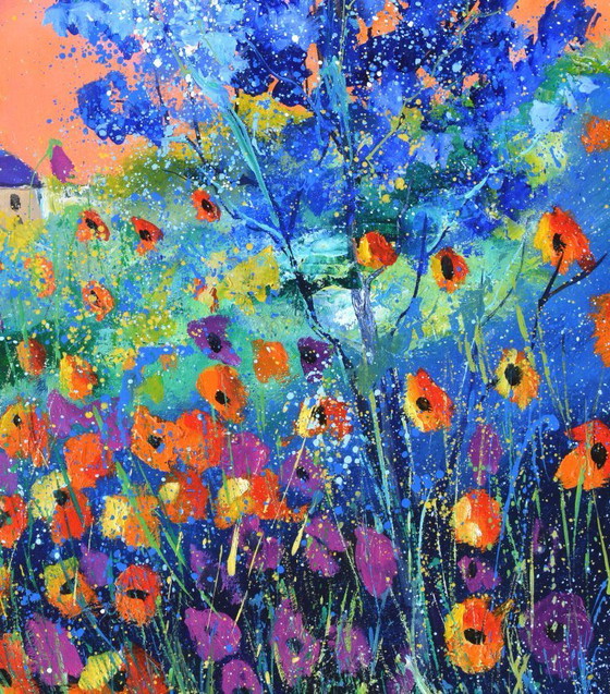 Image 1 of Evening sonata in poppies 