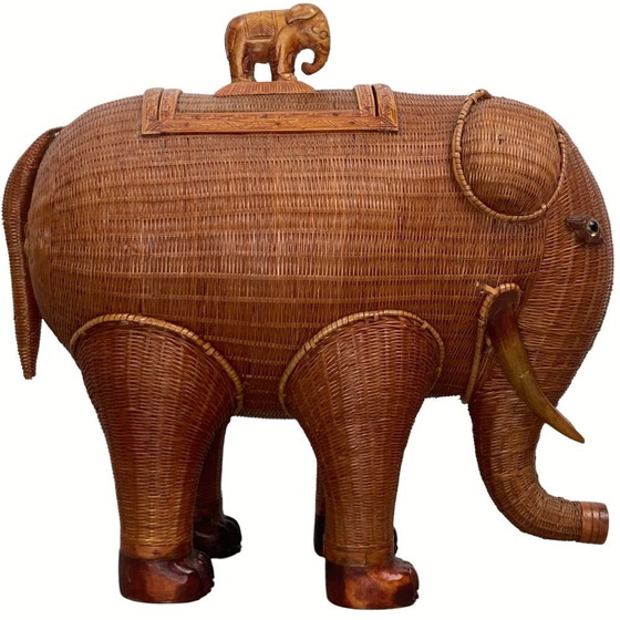 Image 1 of Elephant Jewelry Box, 1950S