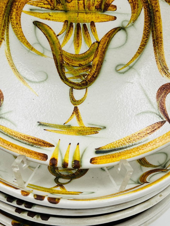 6 Piatti Fondi Keraluc Quimper Renaissance 1960 – Accessori da tavola, Ceramic (photo 6 of 8)