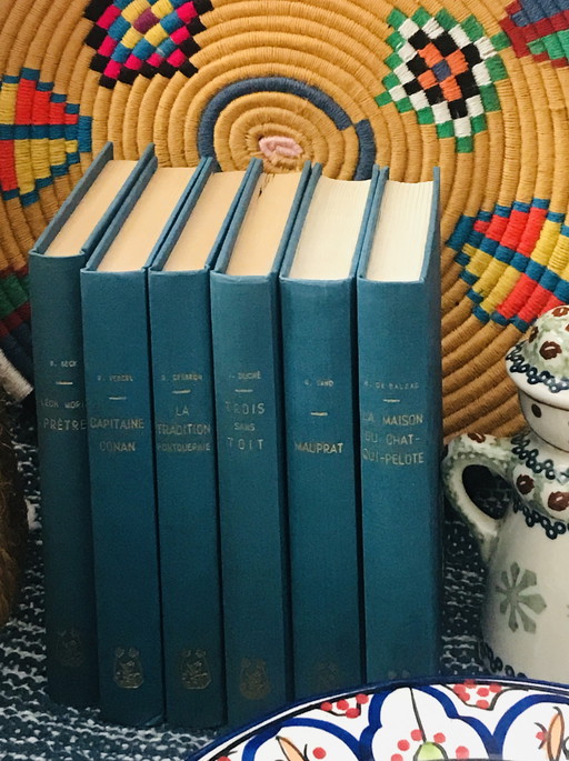 Batch 6 Antique Deco Bound Books