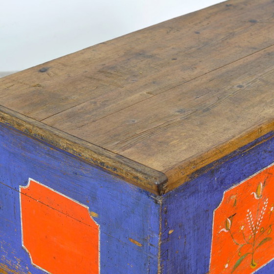 Image 1 of Cofre nupcial de arte popular, fechado en 1901