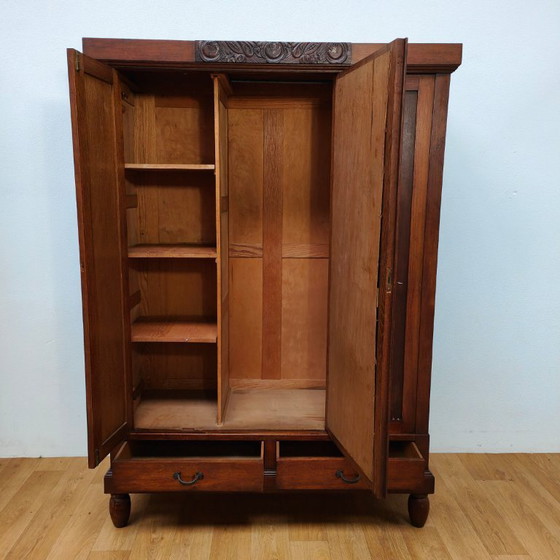 Image 1 of Vintage kledingkast garderobekast kleerkast demontabel.