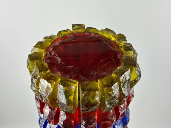 Image 1 of 60er 70er Jahre Brutalistische Stehlampe Eisen & Glas Stehleuchte Mid Century