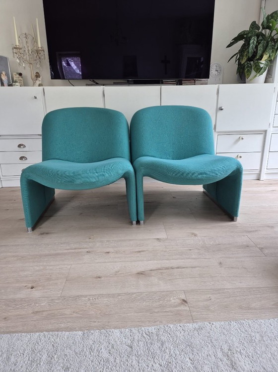 Image 1 of Ensemble de fauteuils Artifort Alky - vert - Piretti