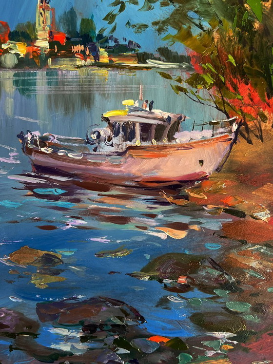 Image 1 of Un bateau près du rivage