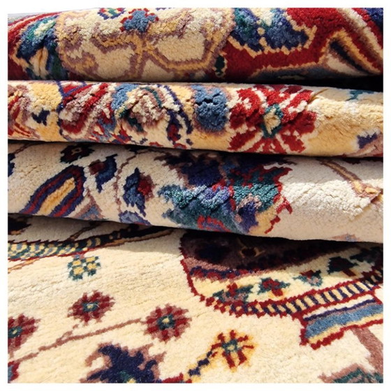 Handgeknoopt Turks wollen tapijt | 500.000 knopen | Vaasontwerp | 150 × 200 cm (59 × 79 inch) (photo 9 of 10)