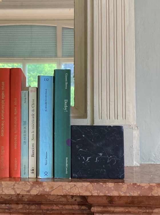 Image 1 of 2 atriles de mármol Marquina negro