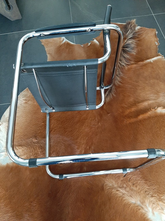 4 Bauhaus Cantilever Chairs Mart Stam / Marcel Breuer – s34, Dining chairs, Leather, Chrome (photo 3 of 10)