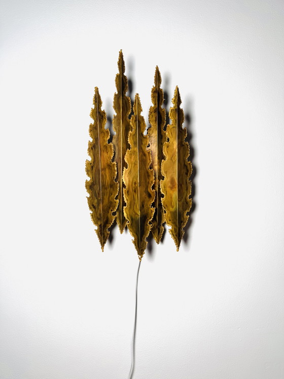 Image 1 of BRUTALIST WALL LIGHT BY SVEND AAGE HOLM-SØRENSEN FOR HOLM-SØRENSEN & CO, DENMARK, 1960s